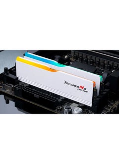 G.Skill Ripjaws M5 Neo RGB DDR5 64GB (2x32GB) 6000MT/s CL36-36-36-96 1.35V Dual Channel Performance Memory Kit, Intel XMP 3.0 & AMD EXPO Support, Unbuffered, Non-ECC, Default SPD 4800MT/s, Customizable RGB Heat Spreader for AMD AM5 Platforms | F5-6000J3636F32GX2-RM5NRW  - Image 4