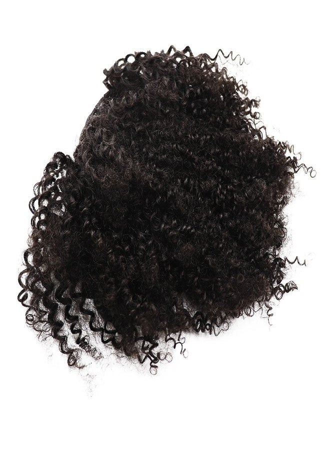 EIAKE Afro Kinky Curly human hair ponytail extensions Kinky Curly drawstring human hair ponytail hairpieces natural curly clip in ponytail (10) - Image 3