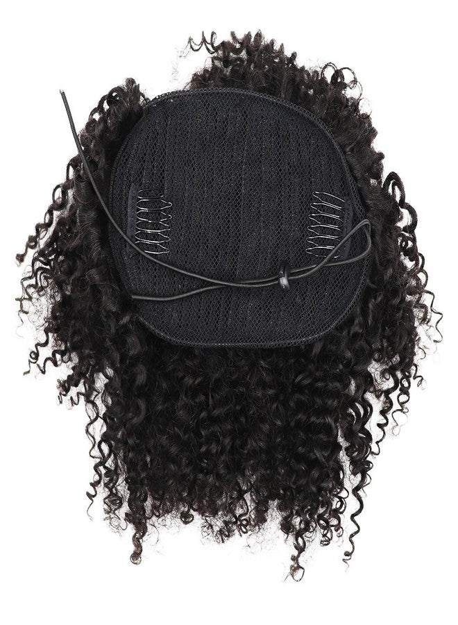 EIAKE Afro Kinky Curly human hair ponytail extensions Kinky Curly drawstring human hair ponytail hairpieces natural curly clip in ponytail (10) - Image 2