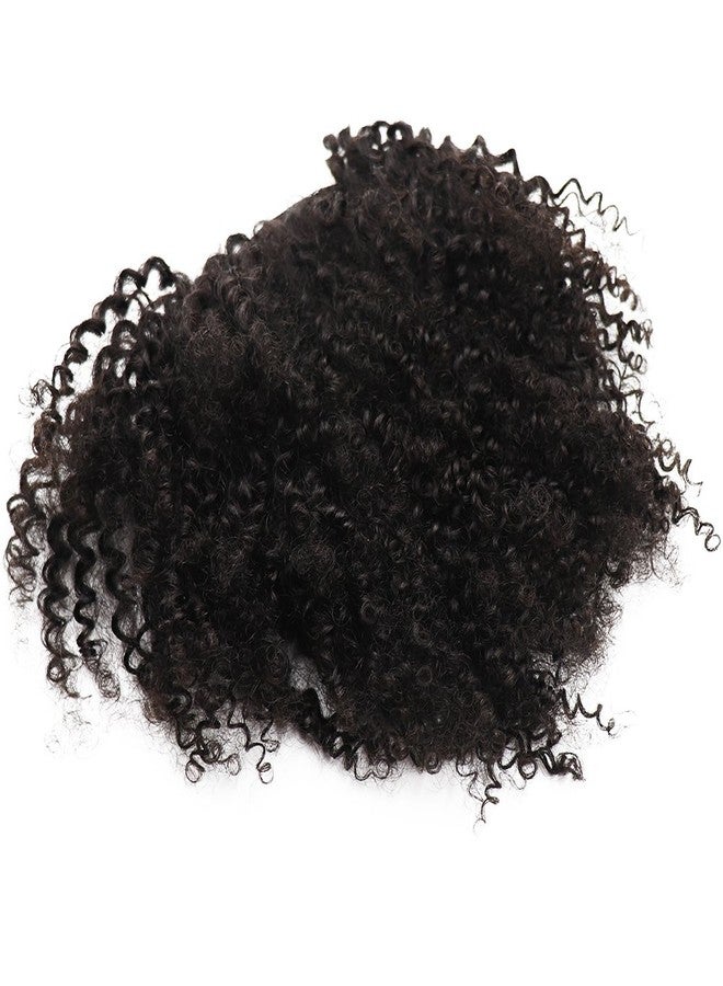 EIAKE Afro Kinky Curly human hair ponytail extensions Kinky Curly drawstring human hair ponytail hairpieces natural curly clip in ponytail (10) - Image 4
