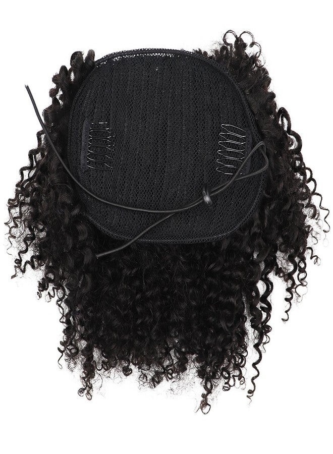 EIAKE Afro Kinky Curly human hair ponytail extensions Kinky Curly drawstring human hair ponytail hairpieces natural curly clip in ponytail (10) - Image 5