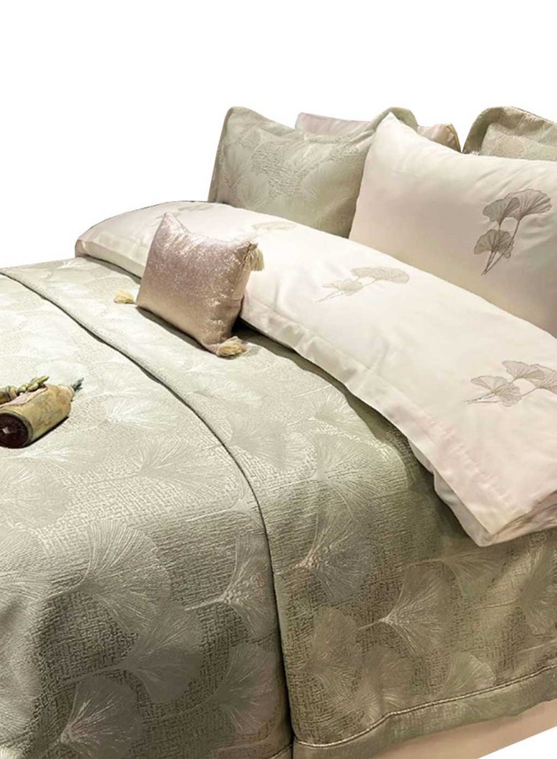 فاميلي بيد كوفرتة جاكار 6 قطع مقاس 240×240 سم موديل 410 من فاميلي بد - Image 1