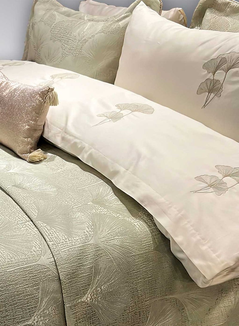 فاميلي بيد كوفرتة جاكار 6 قطع مقاس 240×240 سم موديل 410 من فاميلي بد - Image 2