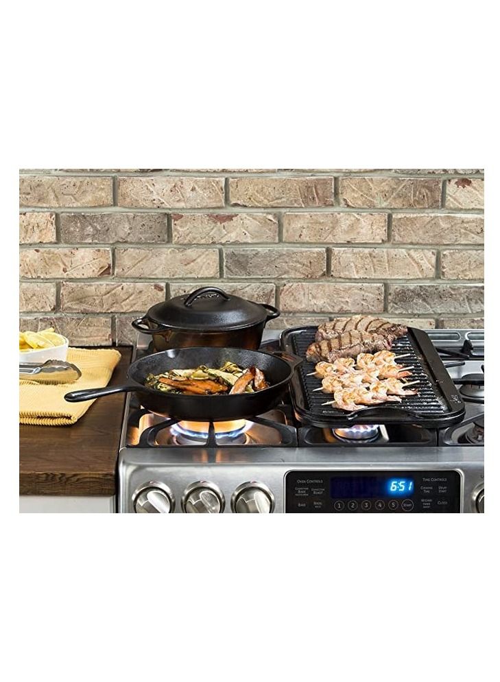 فرن هولندي من الحديد الزهر محنك 8.52 لتر - Image 5