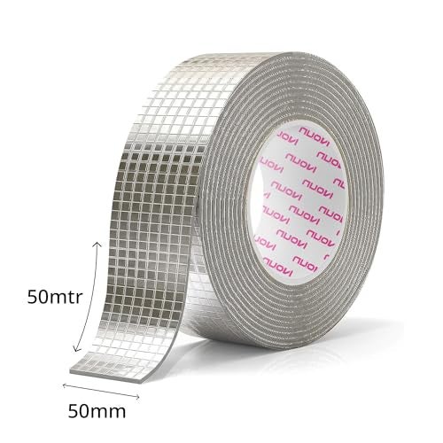 NUOVI Butyl Tape | 50meter Length X 50mm Width | Super Strong Waterproof Adhesive Tape | Perfect for Roof Leak, Crack Surface, Seal Gap & Tank Leakage - Image 2