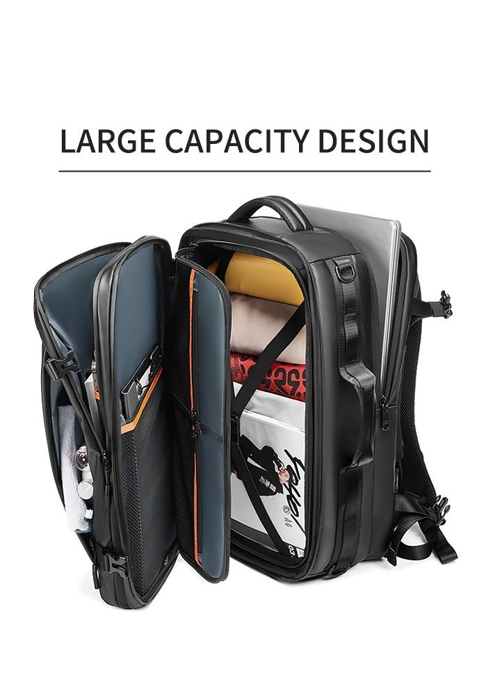 Skycare Business Travel Waterproof Backpack, Multi-functional Large Capacity Expandable Computer Bag for Handheld or Shoulder Carry - Image 5