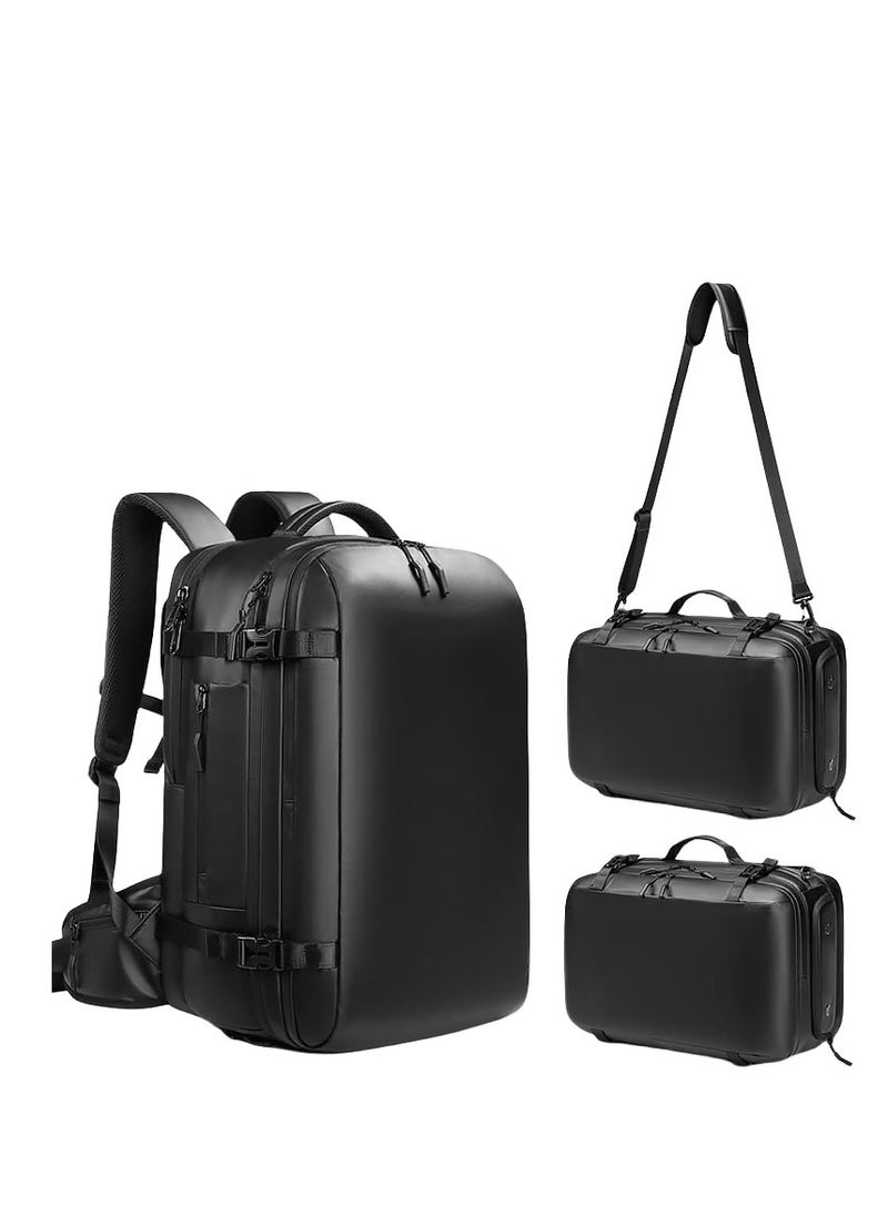 Skycare - Skycare Business Travel Waterproof Backpack, Multi-functional Large Capacity Expandable Computer Bag for Handheld or Shoulder Carry - Image 1