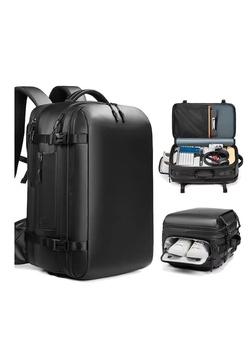 Skycare - Skycare Business Travel Waterproof Backpack, Multi-functional Large Capacity Expandable Computer Bag for Handheld or Shoulder Carry - Image 1