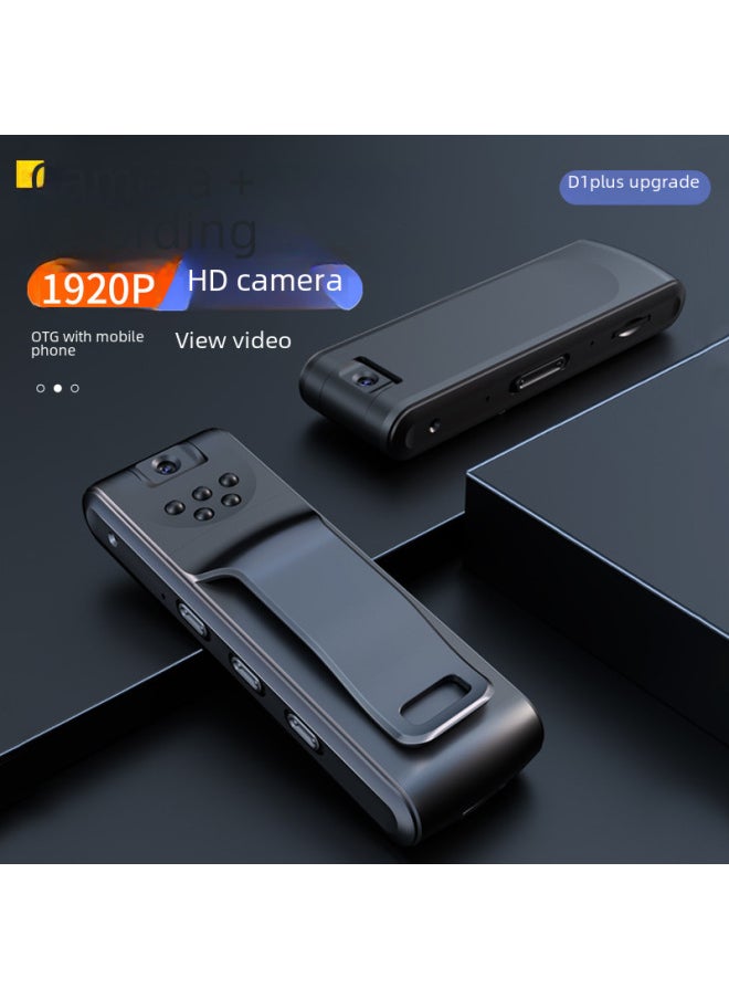 Generic Professional Intelligent Recording Camera HD Sports Camera Night Vision Back Clip Law Enforcement Driving Recorder Recording Pen-Body Color:High Definition Version + Night Vision + Audio And Video Recording [16g Card]]  - Image 2