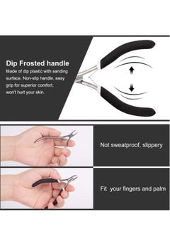 Excefore 2 Pack Cuticle Trimmer, Dead Skin Remover Clipper, Non-Slip Professional Cuticle Nipper Stainless Steel Cutter, 1/2 Jaw (7 mm) Cuticle Cutter- Black  - Image 4