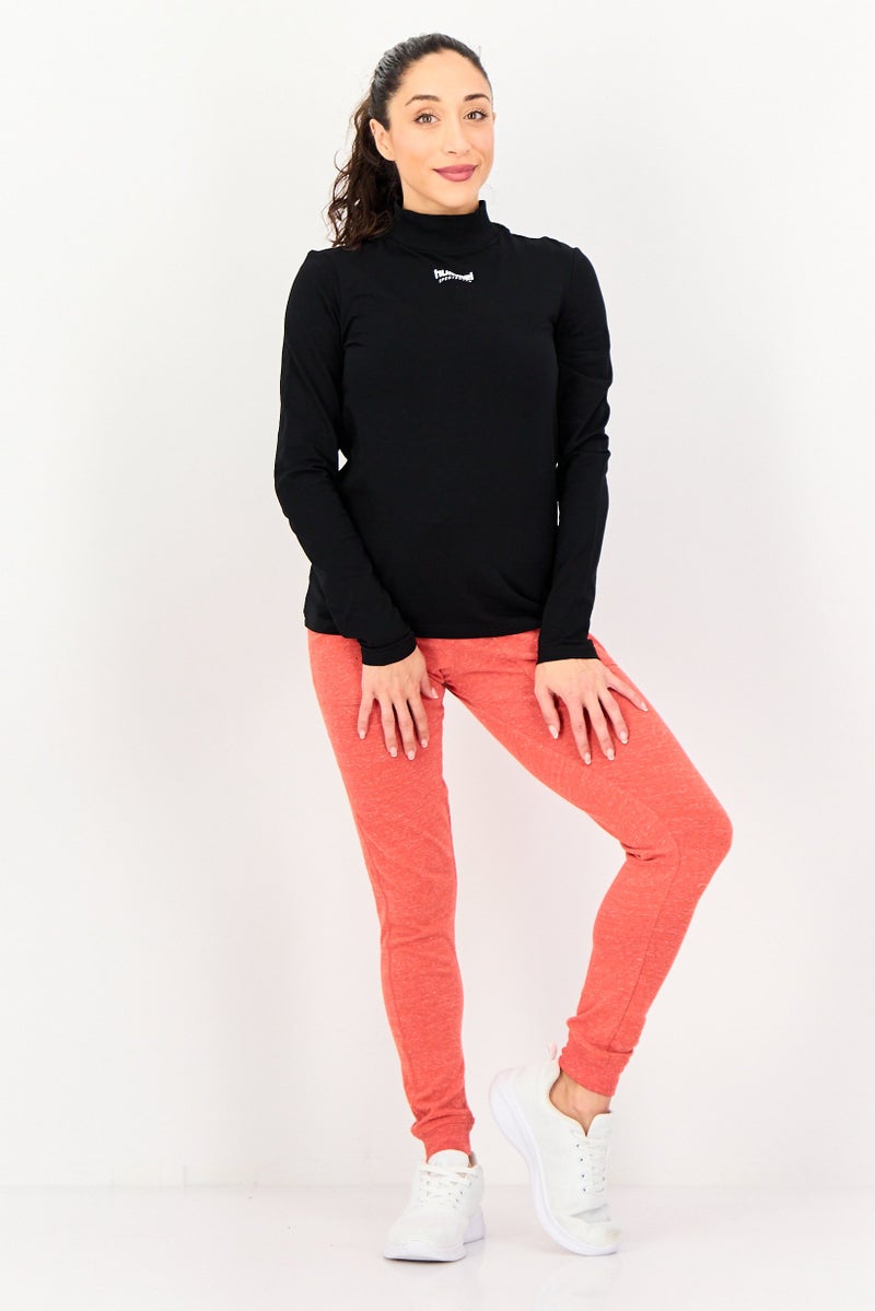 Hummel بلوزة تدريب طويلة الأكمام للنساء، سوداء - Image 3