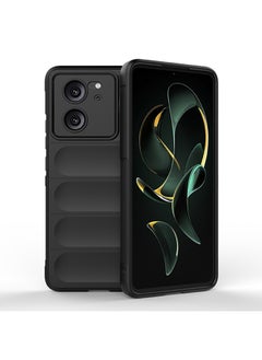 Generic Xiaomi 13T/13T Pro/Redmi K60 Ultra Silicone Case Cover Phone Accessories with Anti-drops Anti-fingerprints Camera Protection Soft Ultra Thin Back Protective Cover (Black)  - Image 1