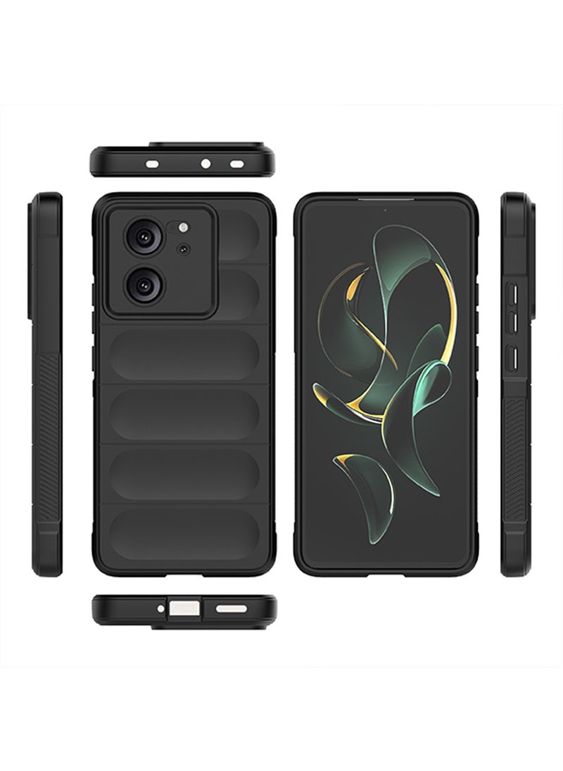 Generic Xiaomi 13T/13T Pro/Redmi K60 Ultra Silicone Case Cover Phone Accessories with Anti-drops Anti-fingerprints Camera Protection Soft Ultra Thin Back Protective Cover (Black)  - Image 2
