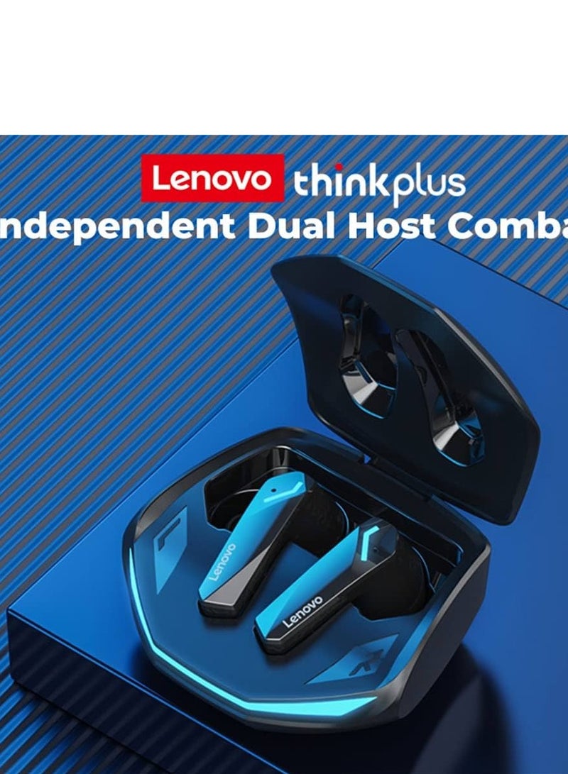 Lenovo GM2 Pro In-Ear Wireless Bluetooth 5.3 Chip Supports AirPods Black/Blue - Image 2