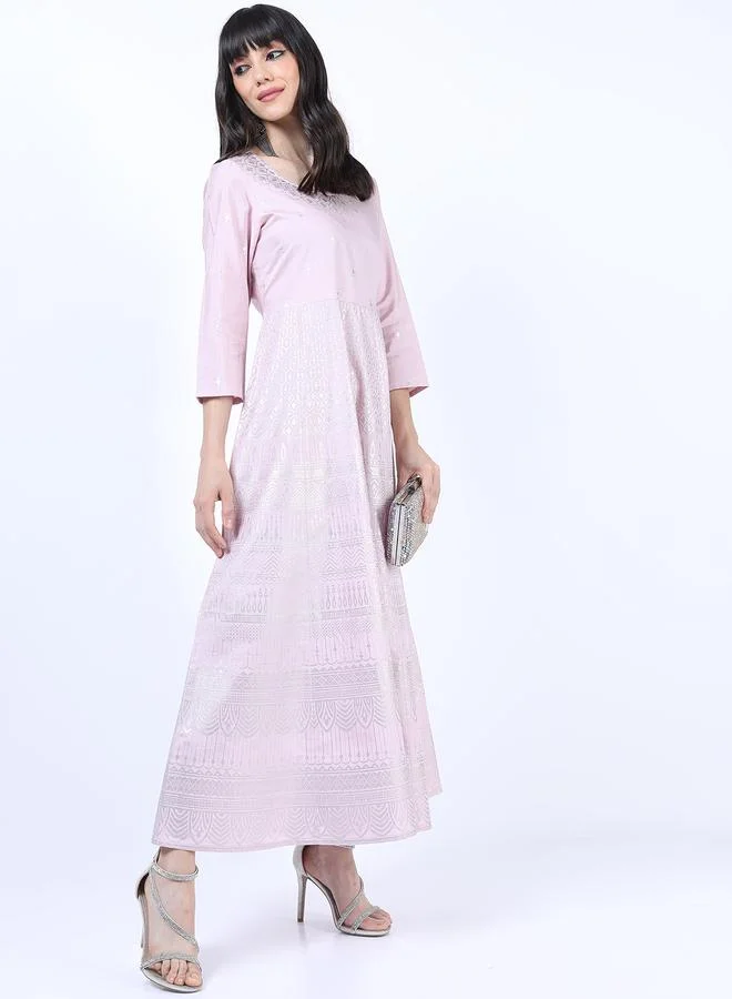 فيشود فستان ماكسي A-Line