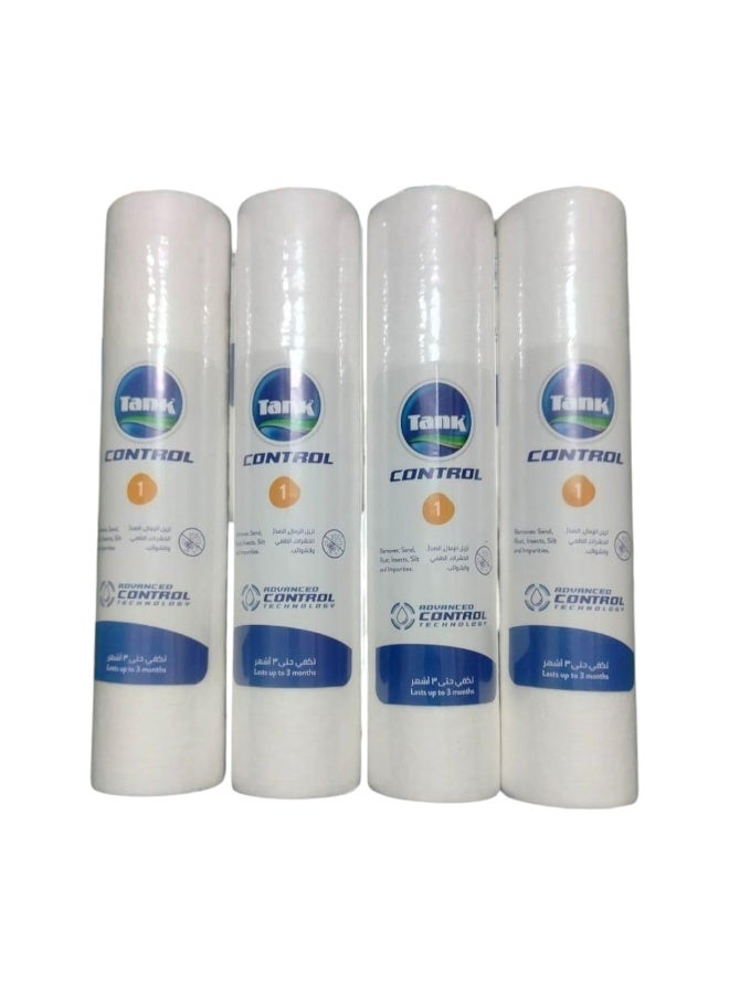 Tank Filter candle for primary purification - 4 pieces (Polypropylene) - Image 1