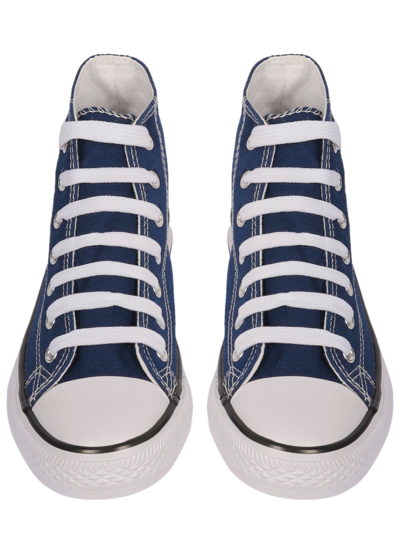 Fashion Sport Ladies Shoes High top navy blue  - Image 2