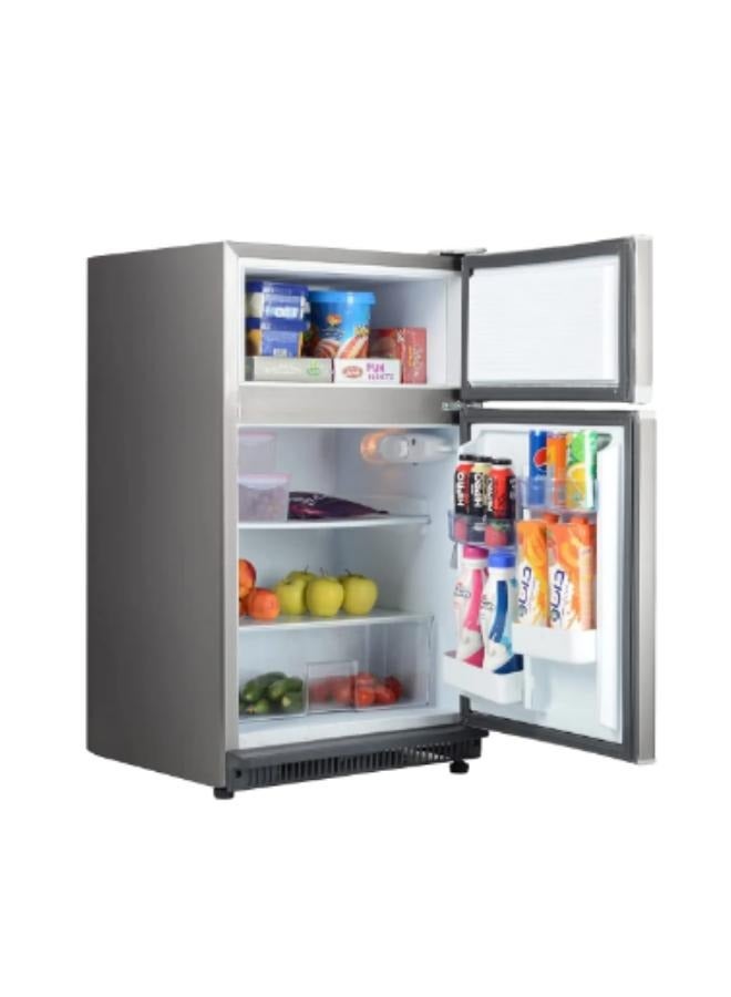 بنجوين ثلاجة مينى بار، 150 لتر، 2 باب، فضي، FG200L - Image 2