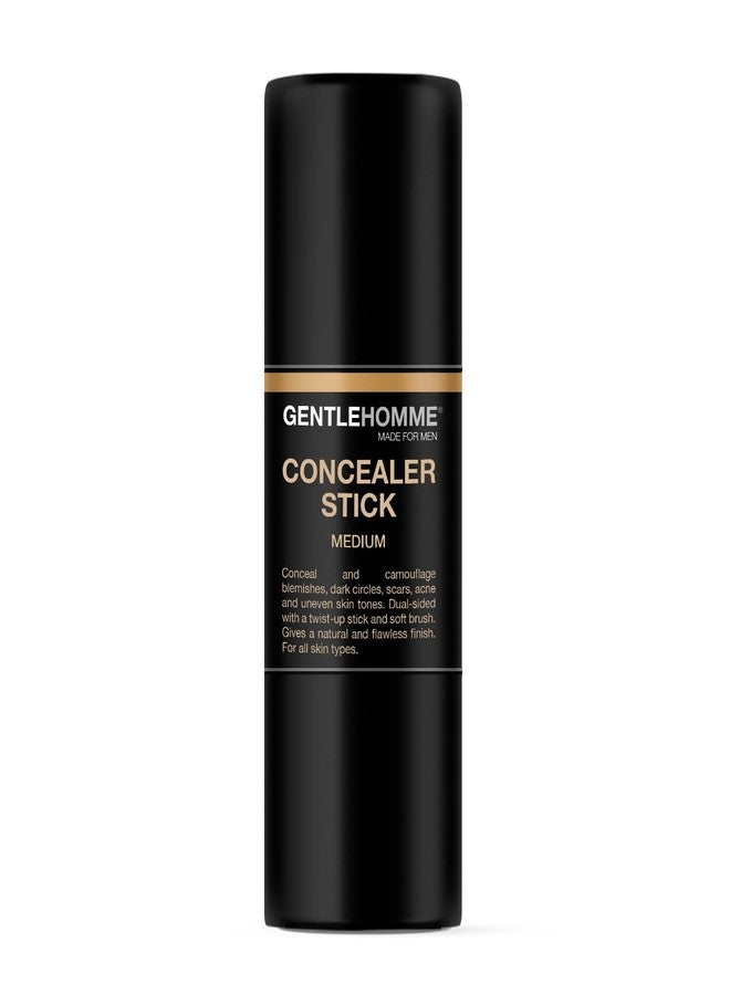 GENTLEHOMME Concealer Stick with Brush for Men - Eraser Dark Circles - Men’s Multi-Use Concealer - Dual Sided Full Coverage with Soft Brush - Buildable Coverage Makeup - All Skin Types - (Medium) - Image 3