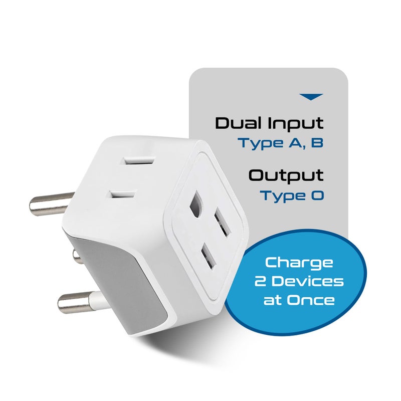 Ceptics Thailand Travel Adapter with Dual Usa Input (Type O) Ultra Compact - 3 Pack - Safe Grounded Perfect for Cell Phones, Laptops, Camera Chargers and More (CT-18) - Image 4
