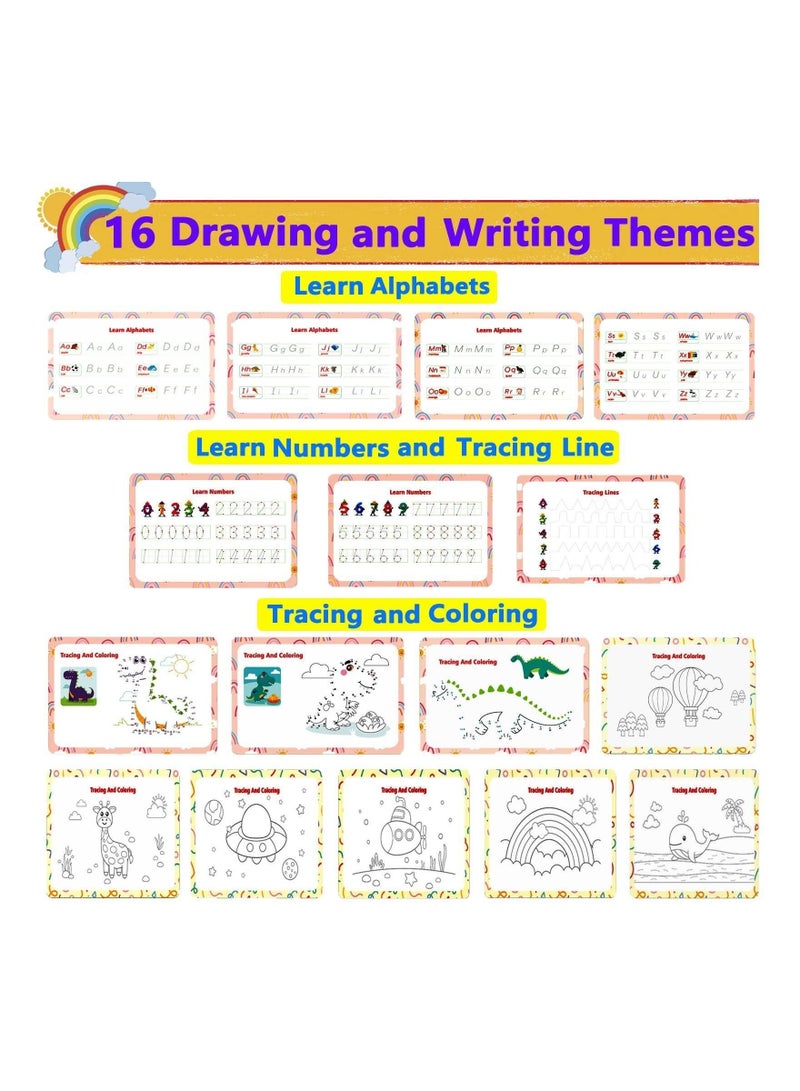 KASTWAVE Busy Book for Toddlers, 32 Themes Preschool Montessori Learning Activity Quiet Book, Early Educational Learning Sensory Toys Binder Book for Kids - Image 3