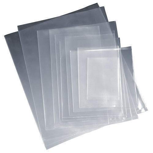 G1 G 1 Pouches | Clear Tansparent Packing Bags | Size 8" X 11" | Pack of 100 Pieces | Plastic Poly Propelyne | PP | For Gift Saree Shirt Packing - Image 2