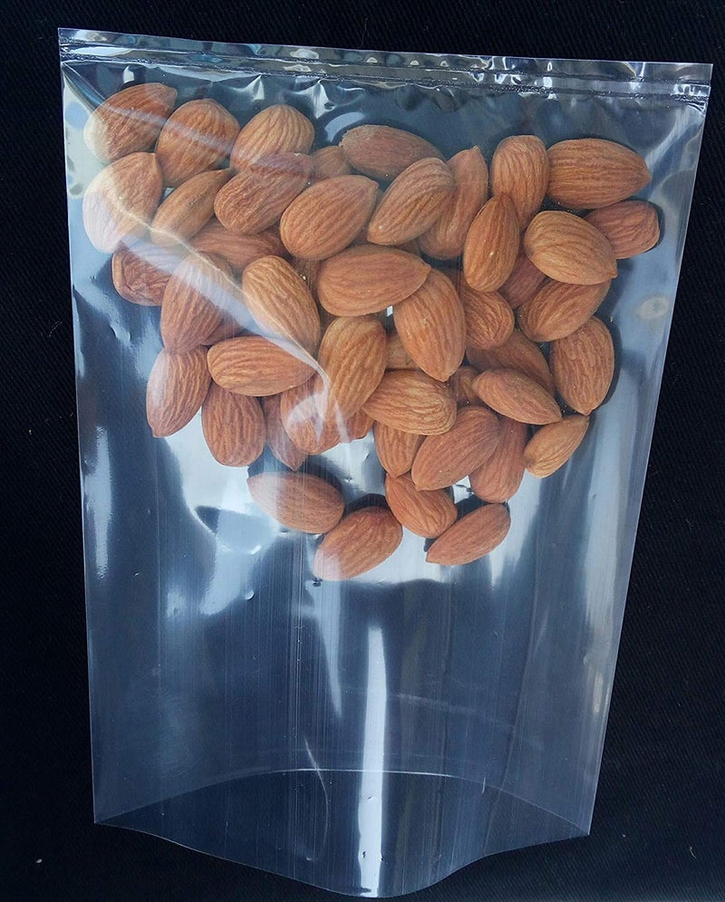 G1 G 1 Pouches | Clear Tansparent Packing Bags | Size 8" X 11" | Pack of 100 Pieces | Plastic Poly Propelyne | PP | For Gift Saree Shirt Packing - Image 4