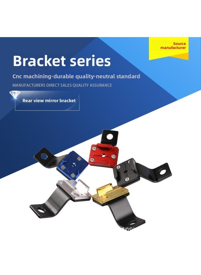 Xiaoyi Mountain Dog Sports Camera Metal Locomotive Fixed Seat Bracket Gopro9 Motorcycle Handle Rearview Mirror Bracket-Color:Red - Image 2