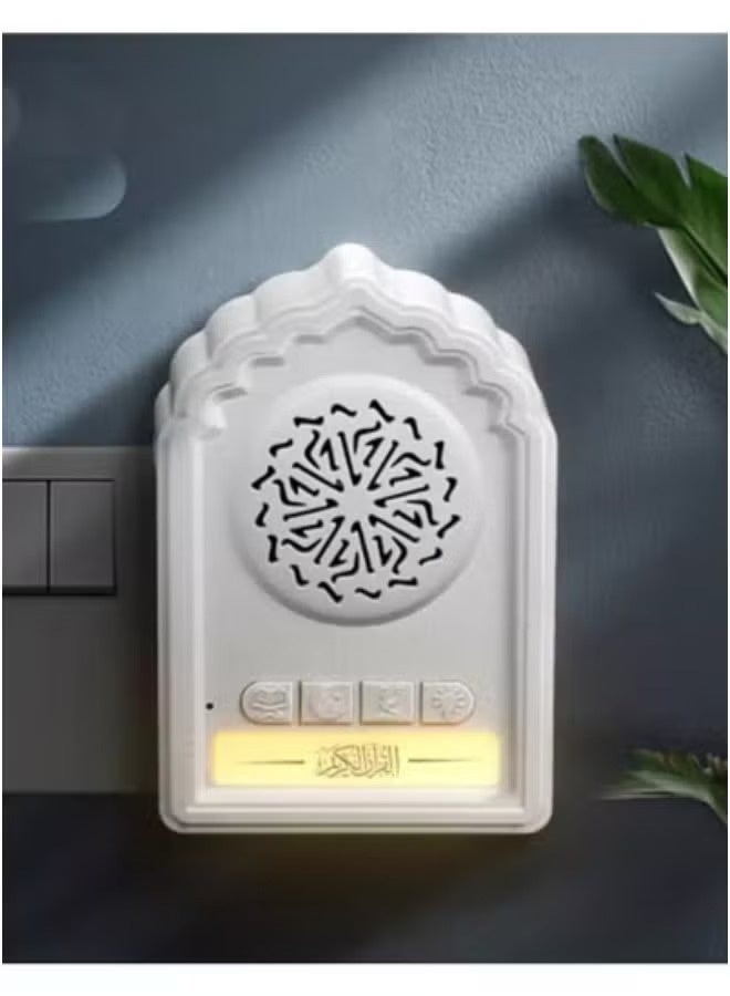QB812 Wall-Mount Quran Bluetooth Speaker SQ669 – Wireless Quran Reciter with Loop Playback, Ruqyah, Zikr, Dua & Night Light - Image 3