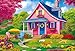 Mulic 300 Piece Puzzles for Adults Kids Jigsaw Puzzle The Pink Courtyard House - Image 2