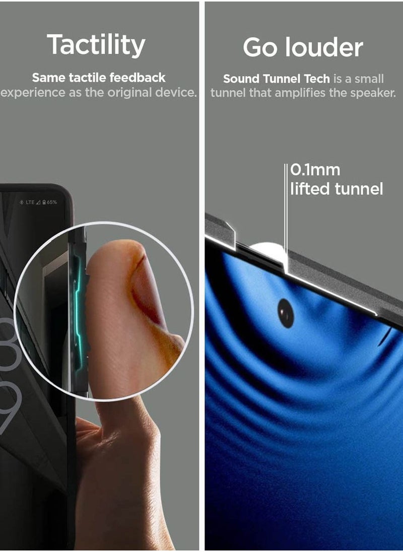 غطاء حماية Rugged Armor لهاتف Google Pixel 7 PRO بنسيج من ألياف الكربون - أسود غير لامع