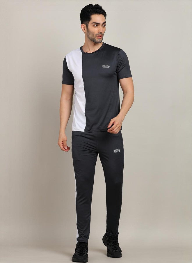 PREEN Men T-shirt and Track Pant Set - Image 1