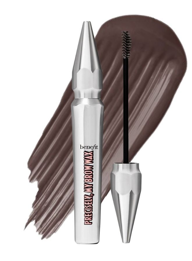 Benefit Cosmetics Precisely, My Brow Tinted Eyebrow Wax – Shade 05 Warm Black-Brown, 5 g | Precision Brow-Defining Wax, Natural Tint, Long-Lasting Hold, Sculpting & Shaping Formula - Image 1