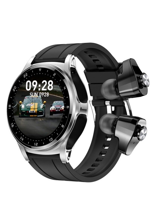 AROAQ GT66 Smart Watch With Earbuds 1.39inch Round Fitness Tracker With Heart Rate Sleep Monitor 100+ Sport Modes Sports Watch For Men Women - Image 1