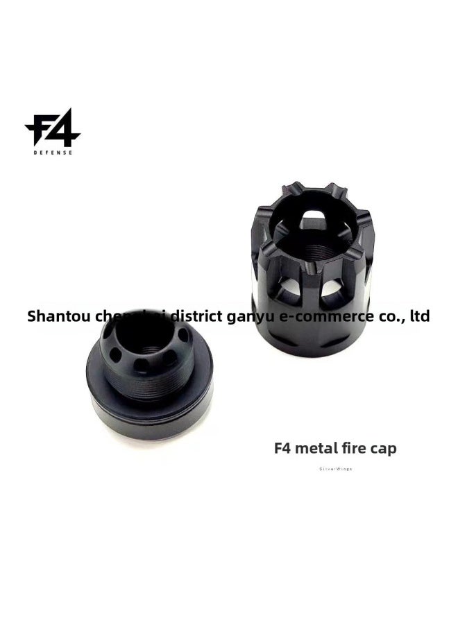 null - F4 Fire Cap 14 Reverse Teeth NERF Soft Elastic SLR Sijun Sima Jinming 416 Small Moon Fine Hitting Toy Decorations-Color:F4 Fire - Image 1