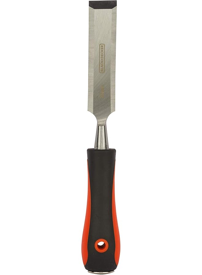 BLACK+DECKER 25Mm Steel Woodworking Chisel Orange Black Bdht16697 2 Years Warranty - Image 1