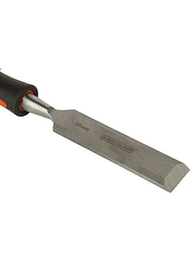 BLACK+DECKER 25Mm Steel Woodworking Chisel Orange Black Bdht16697 2 Years Warranty - Image 3