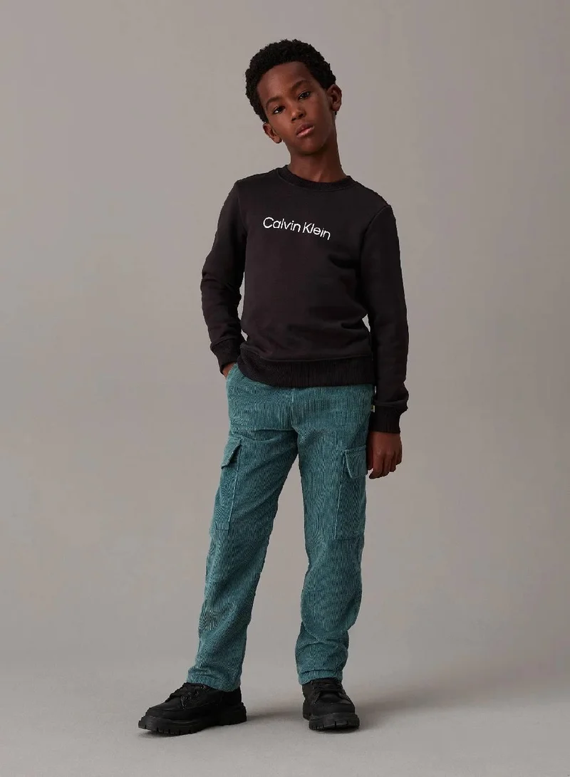 Calvin Klein Jeans Corduroy Cargo Trousers