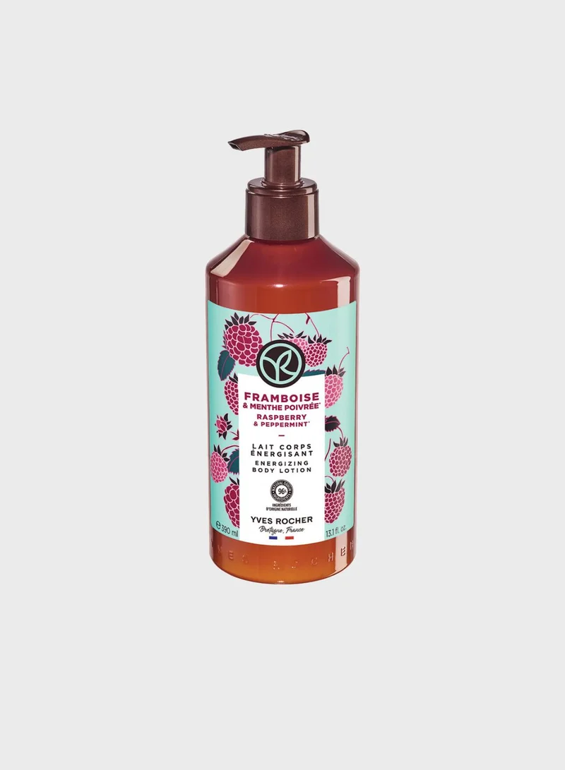 Yves Rocher Body Lotion Raspberry And Peppermint 390Ml
