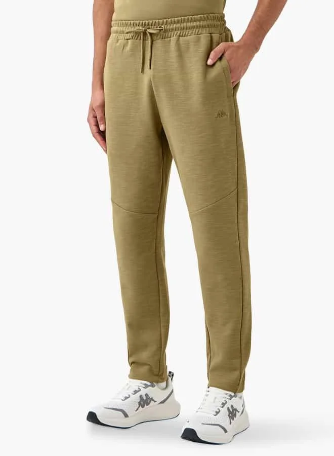كابا Kappa Embroidered Joggers with Drawstring Closure and Pockets
