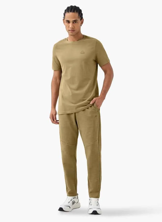 كابا Kappa Embroidered Joggers with Drawstring Closure and Pockets