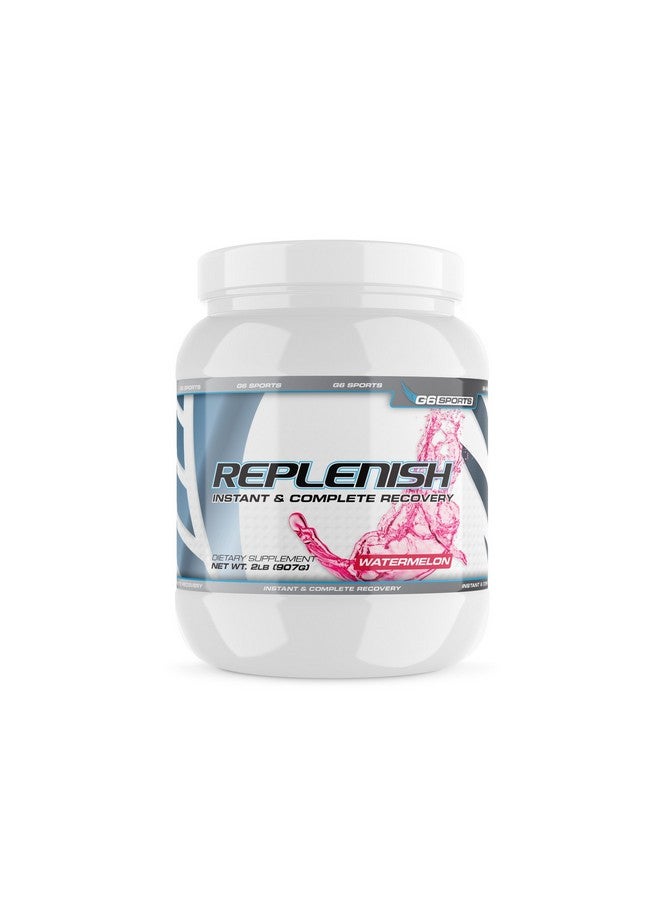 Health & Household G6 Sports Nutrition Replenish Instant & Complete Recovery (Post Workout Formula, 11G Of Bcaas & Eaas, 20G Whey Protein, 1000Mg Creatine Magnapower, Zero Refined Sugars) - 2Lb Jar - Watermelon  - Image 1
