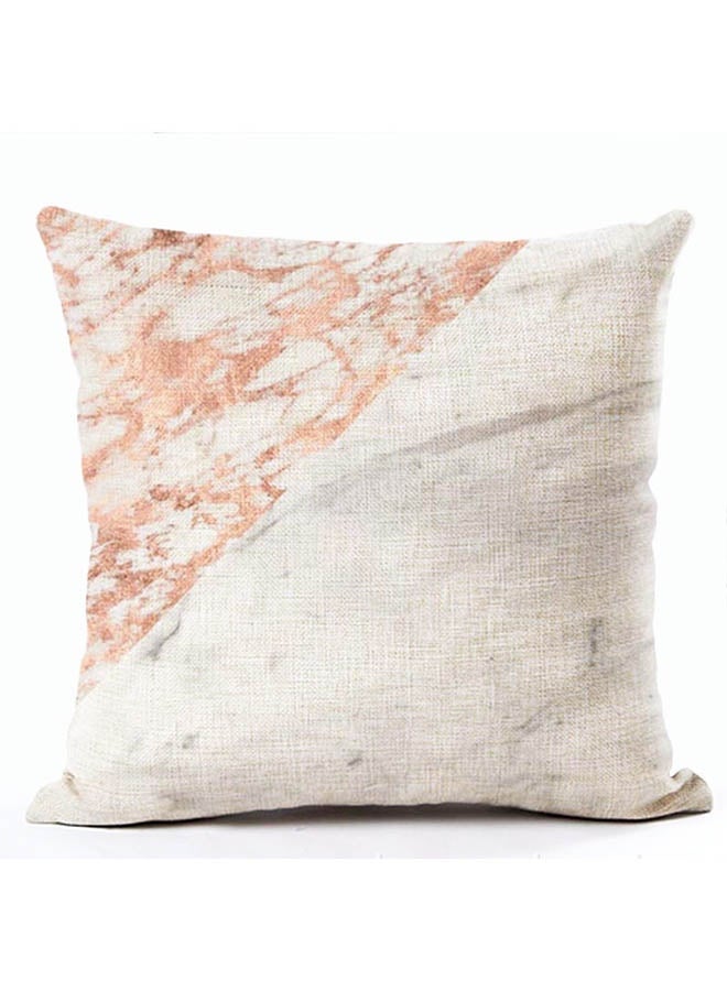 NIBEMINENT Marble Print Square Cushion Cover Multicolour 45x45cm