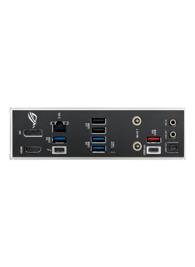 ASUS ROG Strix B860-I Gaming Wi-Fi Motherboard, Intel® Core™ Ultra Processors (Series 2) Support, 16+2+2 Power Stages, PCIe 5.0 x16, DDR5 up to 9066+ MT/s (Max 128GB), Wi-Fi 7 (2.9Gbps), Thunderbolt™ 4, Intel® 2.5Gb Ethernet, Dual M.2 Slots (PCIe 5.0/4.0), USB 20Gbps, Realtek ALC1220P 7.1 Audio, Mini-ITX Form Factor | 90MB1JB0-M0EAY0 Black - Image 4