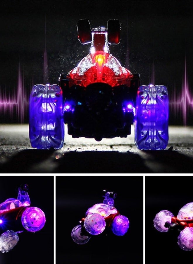 سيارة شقلبة للأطفال بتحكم عن بعد – شحن USB وأضواء LED - Image 2