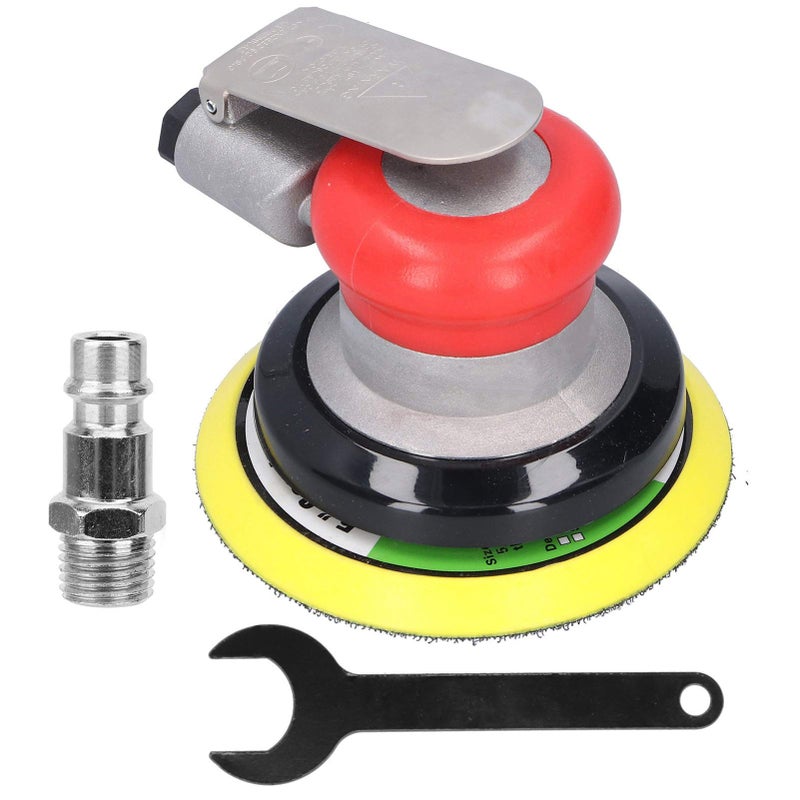 6500 Pneumatic Polishing Sander Machine 5 Inch Alloy Steel Car Furniture High Efficiency 10000RPM Stepless Speed Regulation EU Style - Image 2