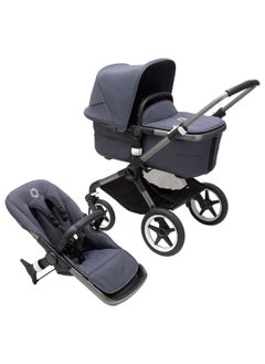 Bugaboo Fox 3 Complete Me Stroller  Stormy Blue  - Image 4