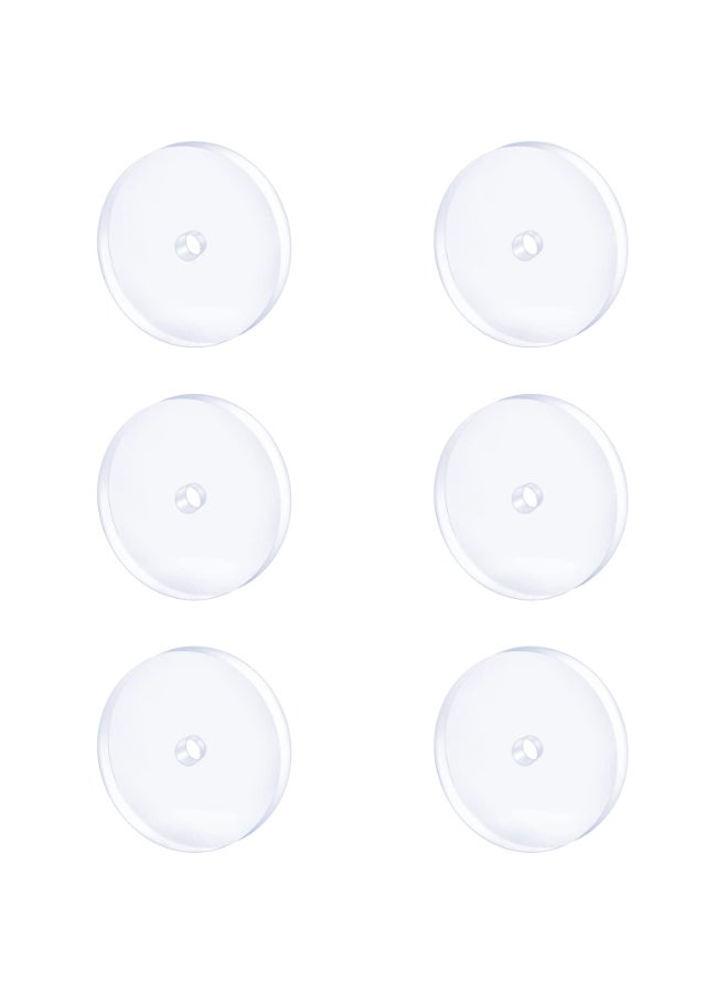 MODRSA Clear Disc Pads no Pull Plastic Piercing Disc for Piercing Bump Silicone Discs Silicone Piercing Disc Stabilize Earrings 16 Gauge - Image 2
