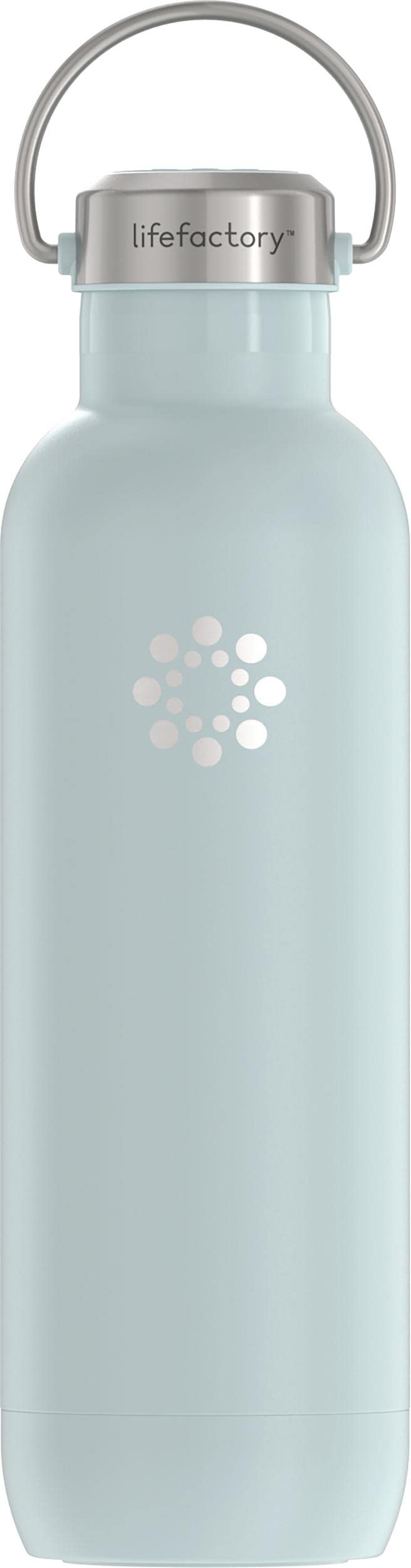 LIfeFactory Stainless Steel VacuumInsulated Sport Bottle 24 Ounce Mint