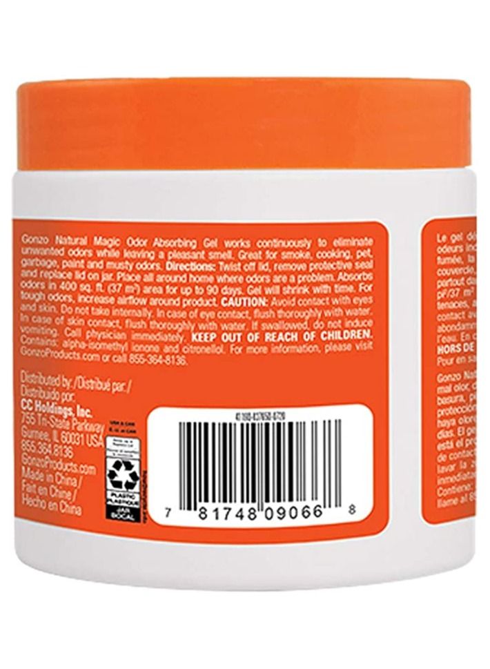 Gonzo Natural Magic Odor Absorbing Gel;  14 Ounce, Scentillating Citrus - Image 2